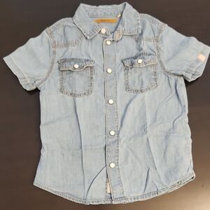 Original Marines Kids Light Blue Denim Shirt Size 4/5